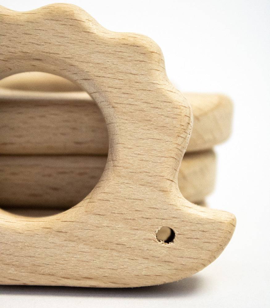 Beißring "Kleiner Igel" aus Buchenholz - mahina