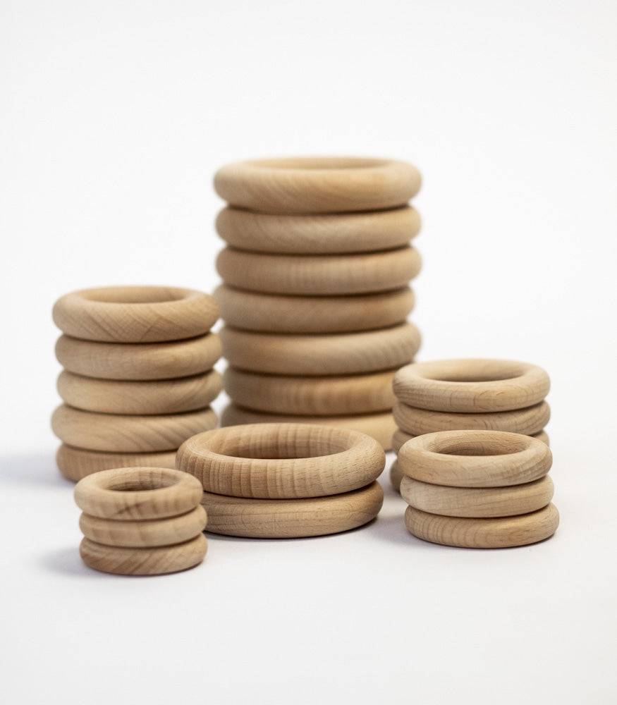 Holzring "Premium" 70mm - Bastelbedarf -> Holz > Holzringe von mahina