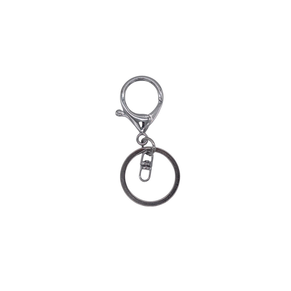 Karabiner mit Schlüsselring 6,9cm - Bastelbedarf -> Karabiner von mahina