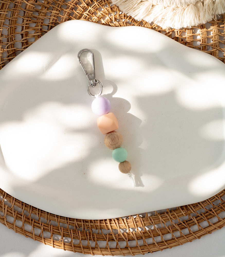 Handgemachter Schlüsselanhänger "Fiori" mit Motivperle - Interior > MAHINA Handmade > Schlüsselanhänger von mahina