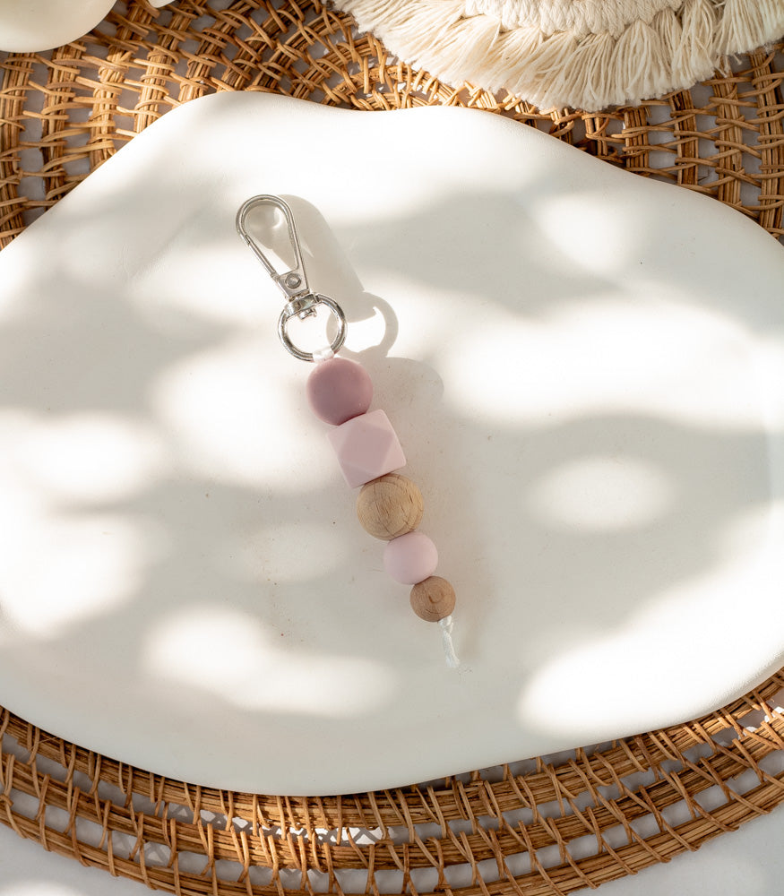 Handgemachter Schlüsselanhänger "Fiori" mit Motivperle - Interior > MAHINA Handmade > Schlüsselanhänger von mahina