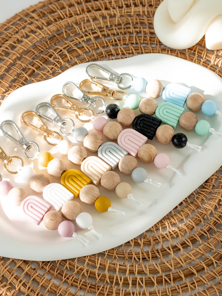 Handgemachter Schlüsselanhänger "Rainbow" - Interior > MAHINA Handmade > Schlüsselanhänger von mahina