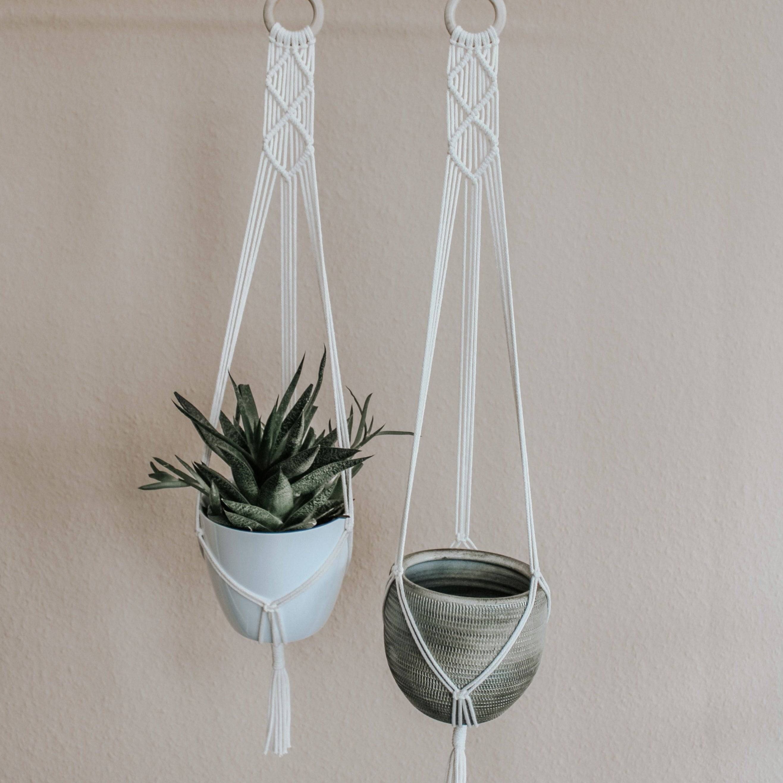 Handgemachte Makramee Blumenampel - Interior > Dekoration > Makramee von mahina