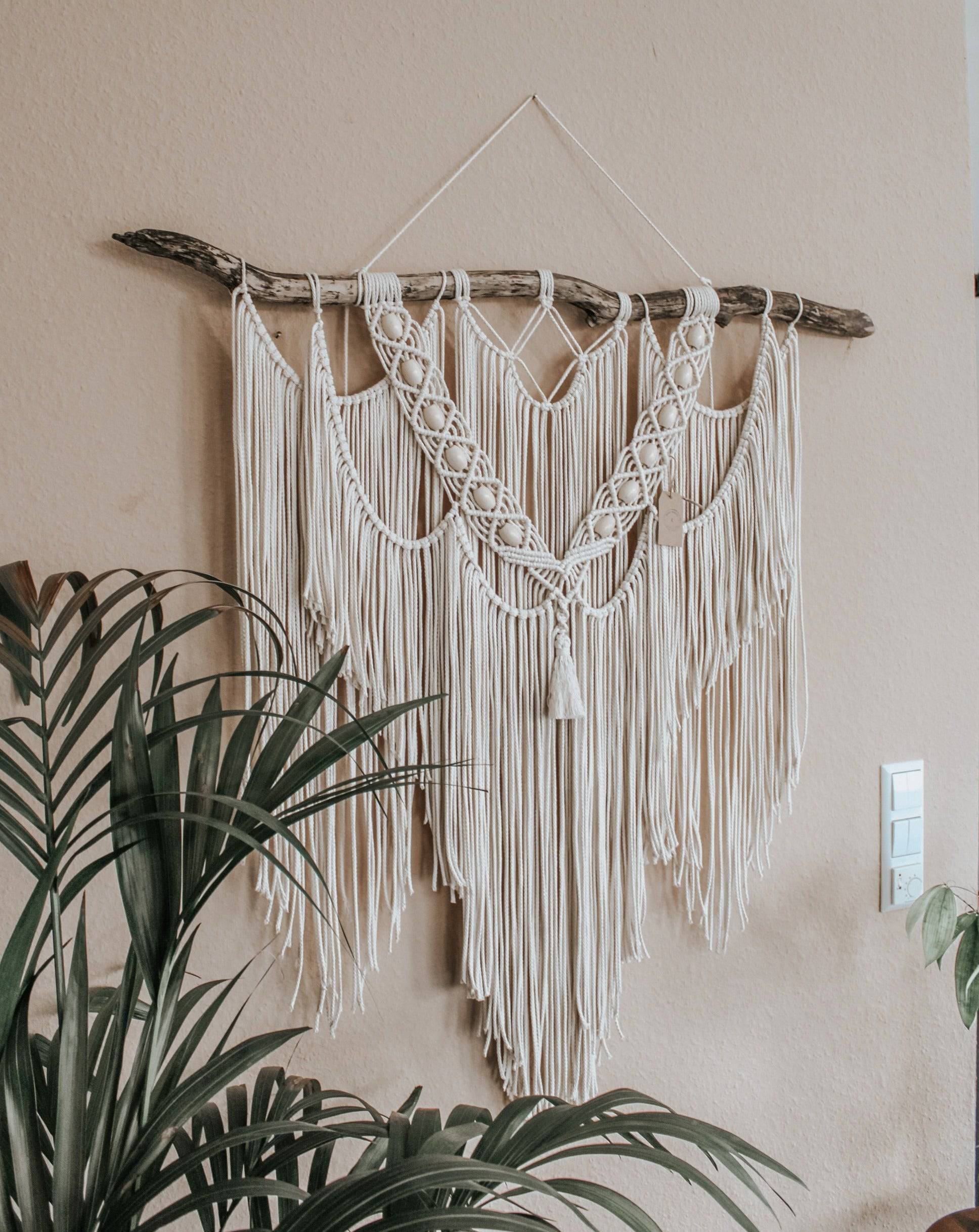 Handgemachter Makramee Wandbehang "Pāhoa" - Interior > Dekoration > Makramee von mahina