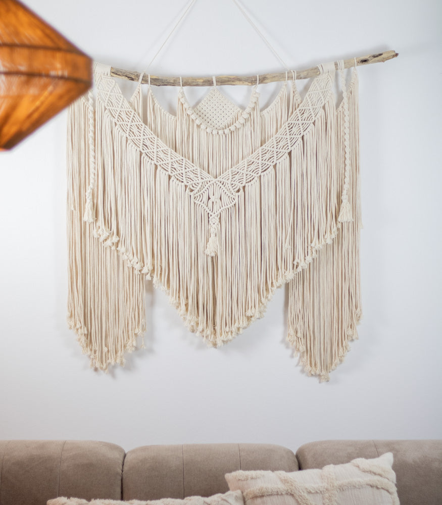 Handgemachter Makramee Wandbehang "Luana" - Interior > Dekoration > Makramee von mahina