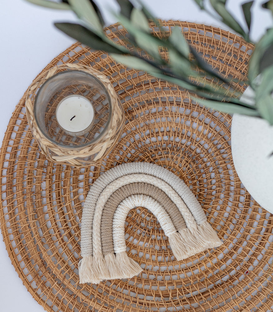 Handgemachter Makramee Regenbogen in verschiedenen Farben - Interior > Dekoration > Makramee von mahina