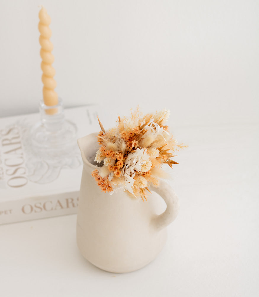 Kleiner Trockenblumenstrauß  "Peachy" - Trockenblumen -> Sträuße von mahina