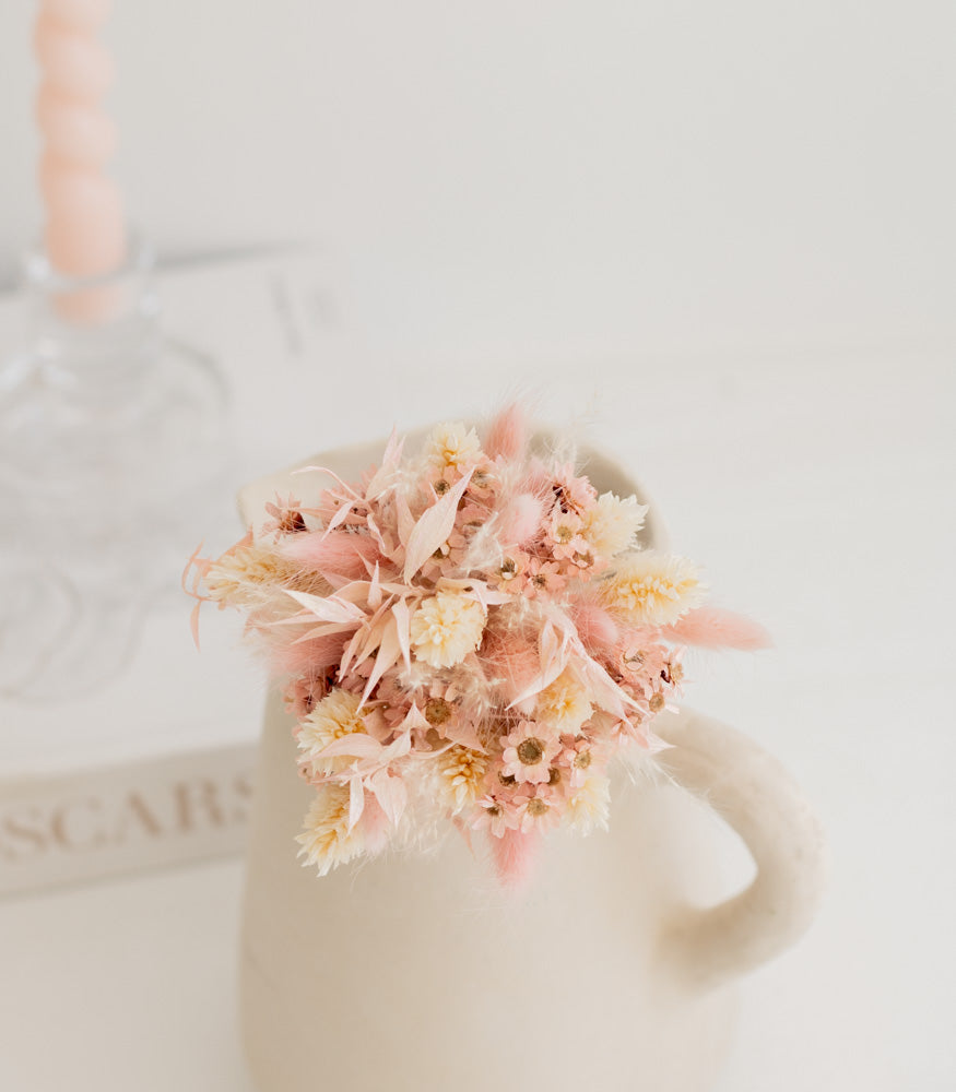 Kleiner Trockenblumenstrauß  "Soft Blush" - Trockenblumen -> Sträuße von mahina