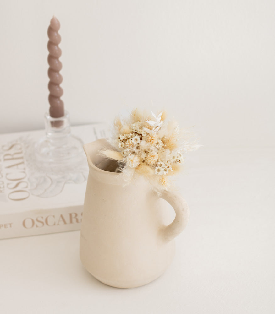 Kleiner Trockenblumenstrauß  "White Passion" - Trockenblumen -> Sträuße von mahina