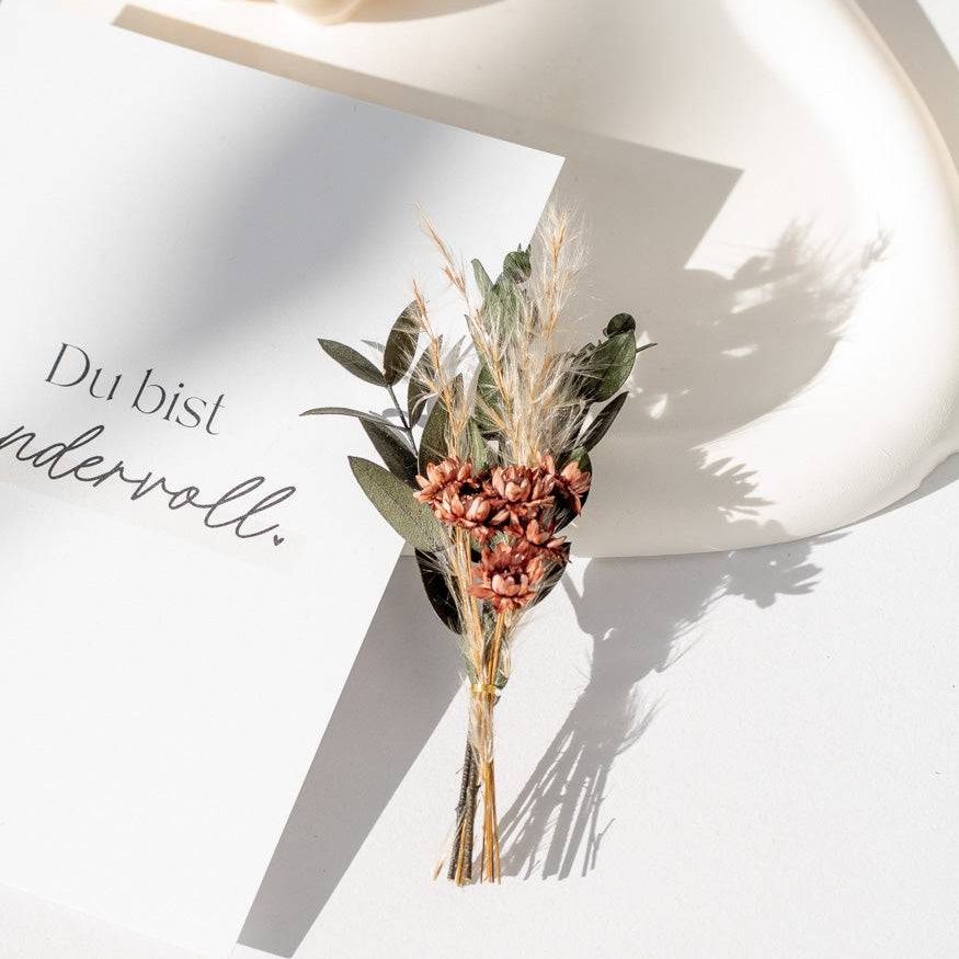 Mini Bouquet aus Trockenblumen "Elegance" - mahina