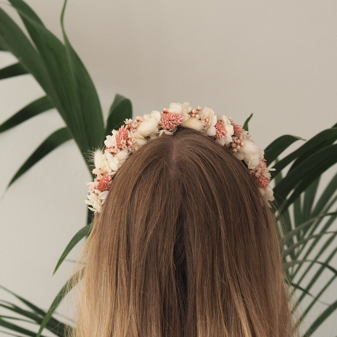 Haarreif aus Trockenblumen - Trockenblumen -> Sträuße von mahina
