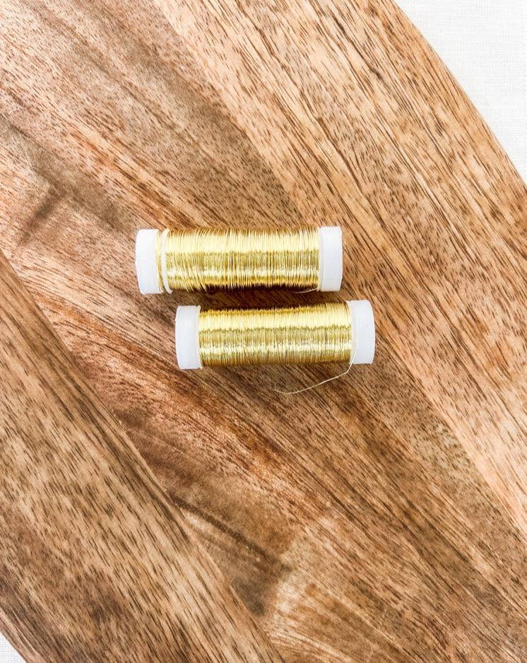 Meyco Messingdraht in gold ø 0,25mm, 100 Meter - mahina