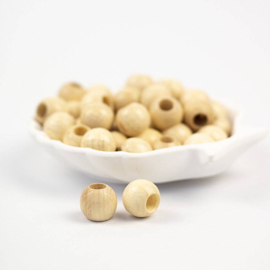 Polierte Makramee Perle "Rund" 15mm - Bastelbedarf -> Holz > Holzperlen -> Rund von mahina