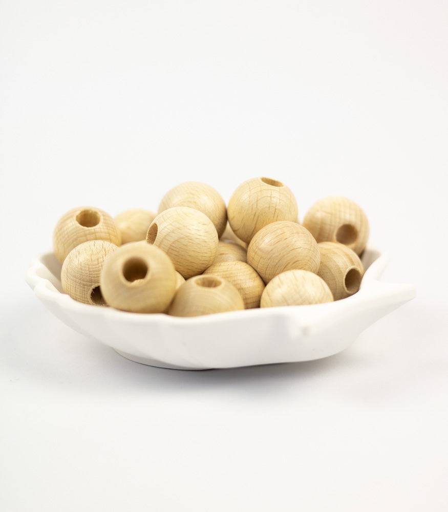 Polierte Makramee Perle "Rund" 20mm - mahina