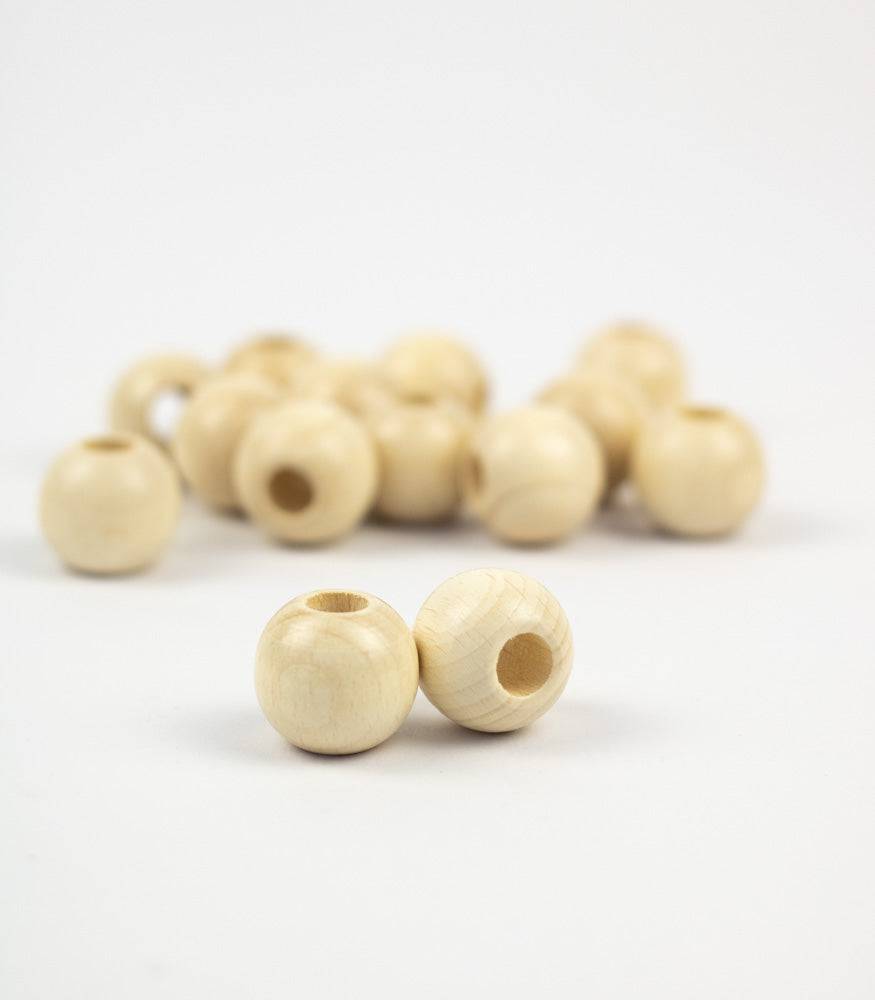 Polierte Makramee Perle "Rund" 25mm - mahina