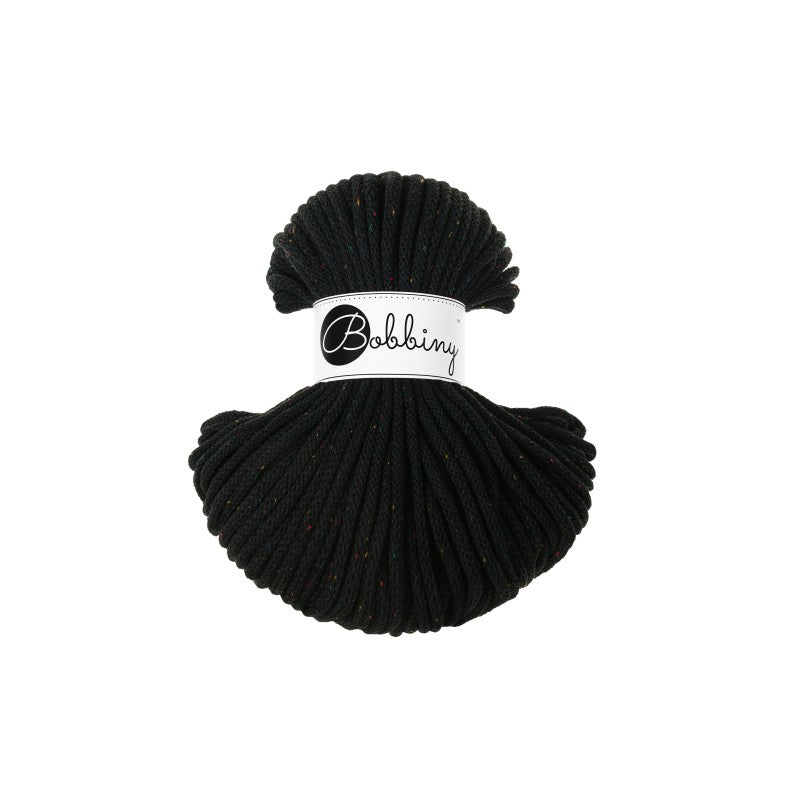 Bobbiny PREMIUM Flechtkordel 5mm geflochten Midnight Dust 50m - Garne > Baumwollgarne > Bobbiny > Geflochten > 5mm von mahina