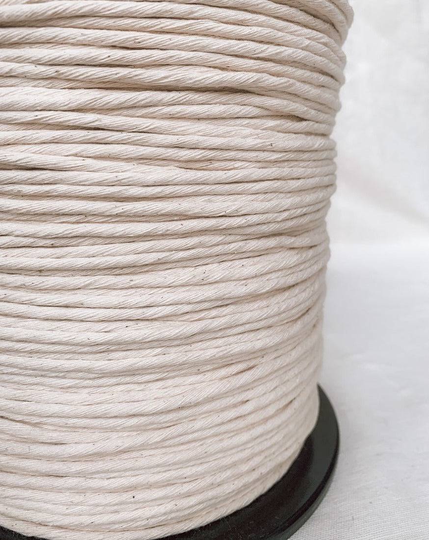 MAHINA Garn 4mm gezwirnt Natur JUMBO 800m - mahina