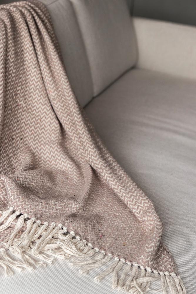 GUSTA Decke aus recycelter Baumwolle 130x160cm - Interior > Dekoration > Decken von mahina