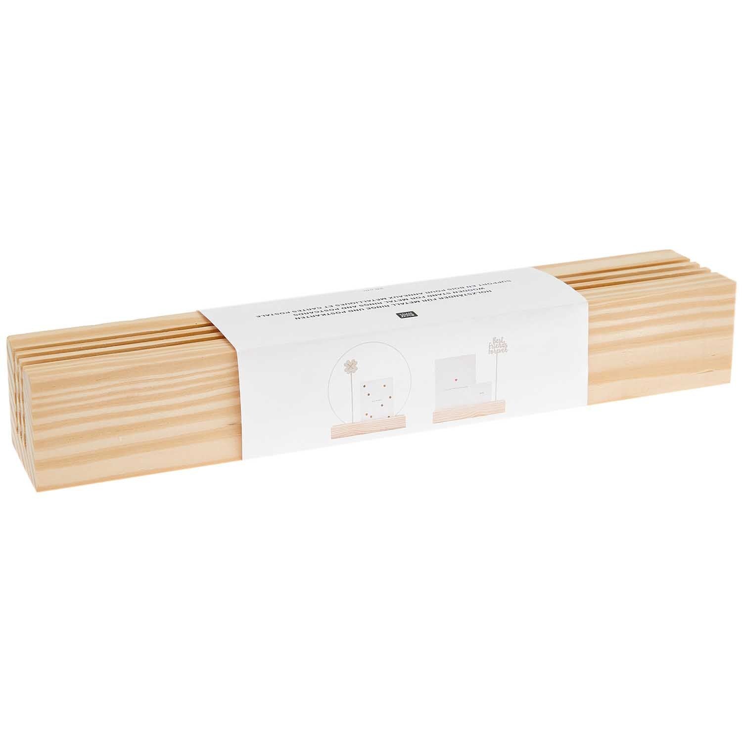 Holzständer für Metallringe 26x5x4cm - Bastelbedarf -> Sonstiges von mahina