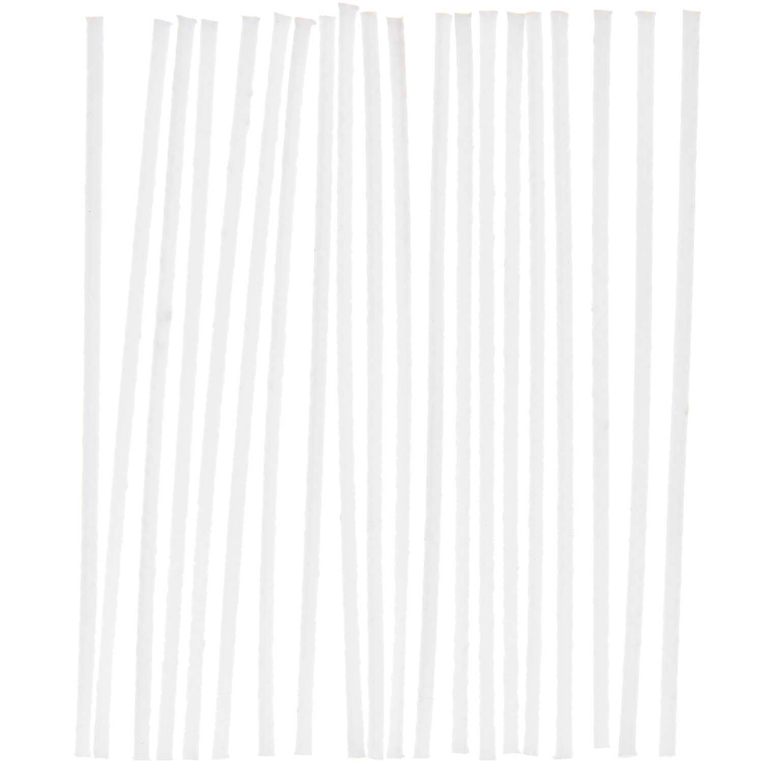 Kerzendochte gewachst 10cm, 20 Stück - Bastelbedarf -> Gießen von mahina