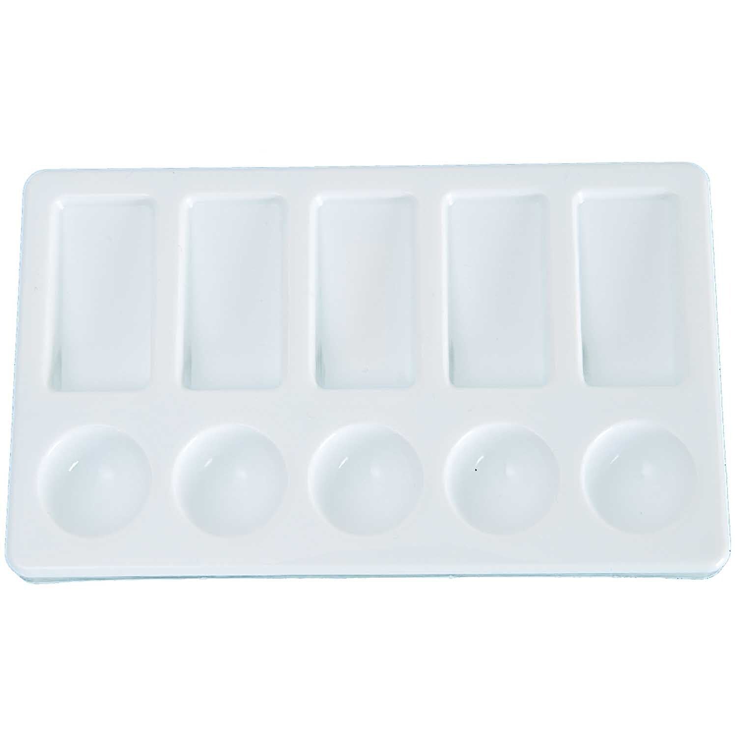 Malpalette Rechteck klein, 19x11cm - Bastelbedarf -> Karabiner von mahina