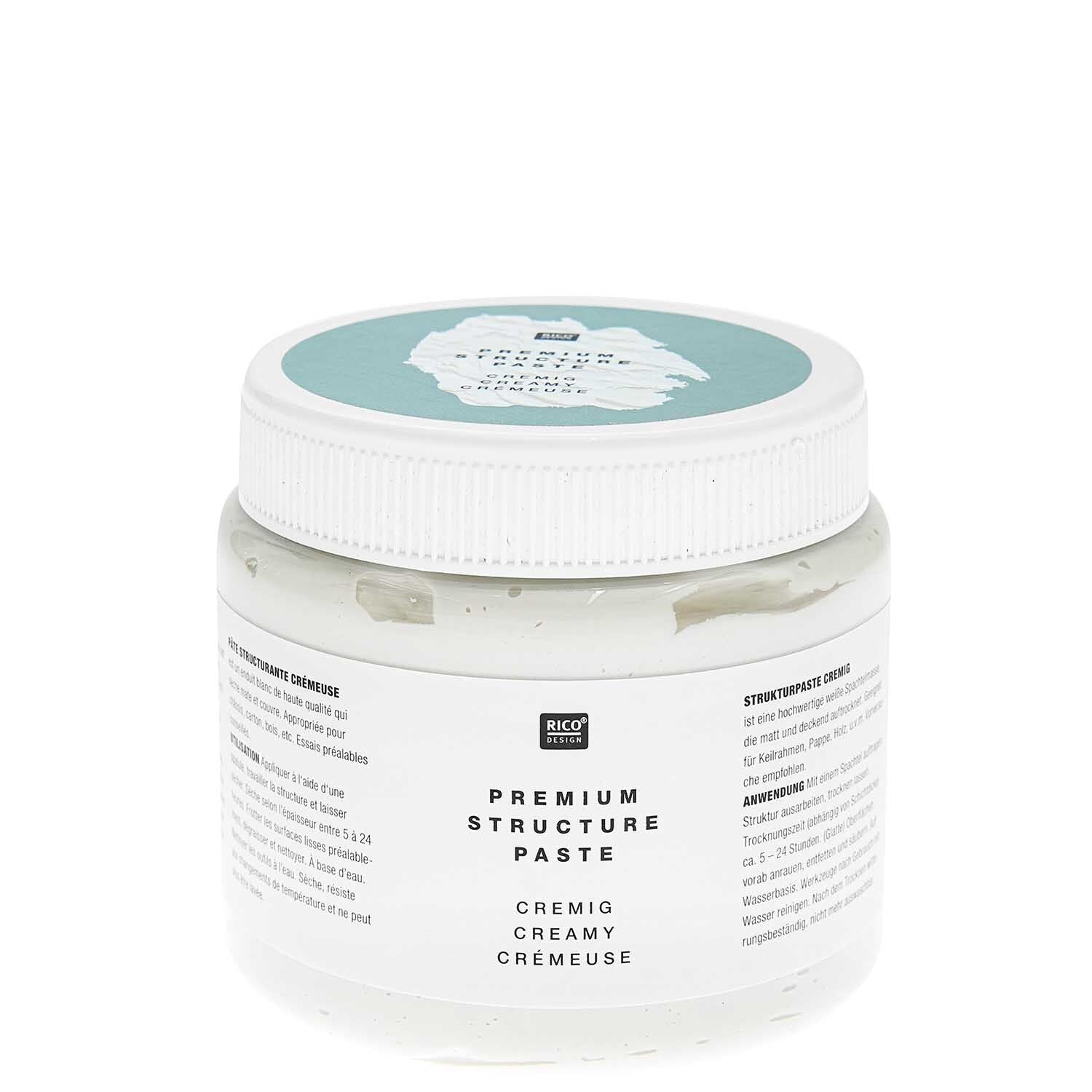 Premium Strukturpaste cremig, 500ml - Bastelbedarf -> Karabiner von mahina