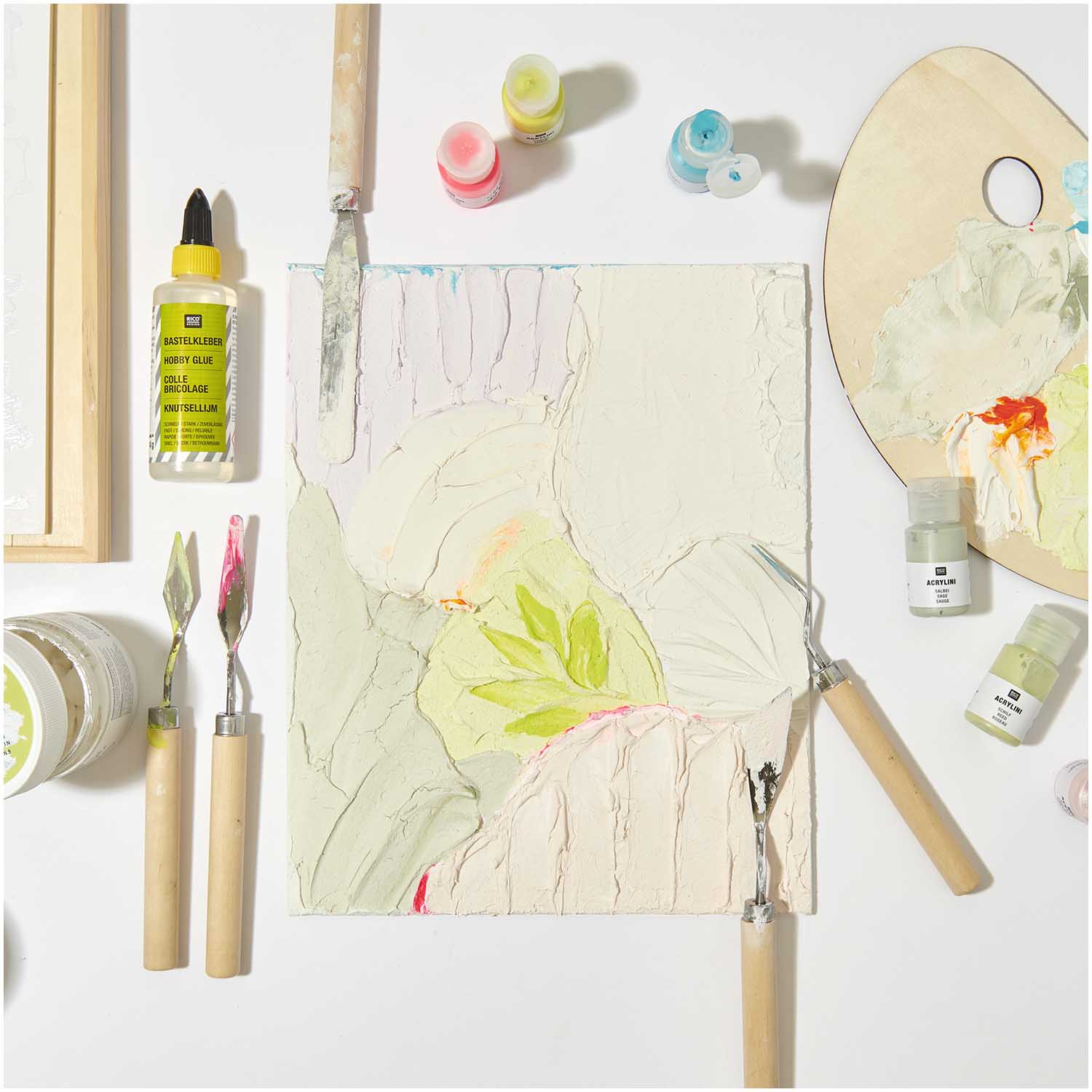 Spachtelset 5-tlg. - Bastelbedarf -> Karabiner von mahina