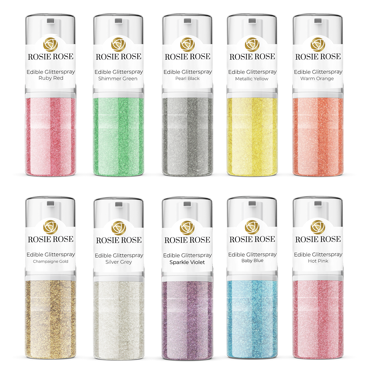 Rosie Rose Glitterspray 5g - Essblüten von mahina