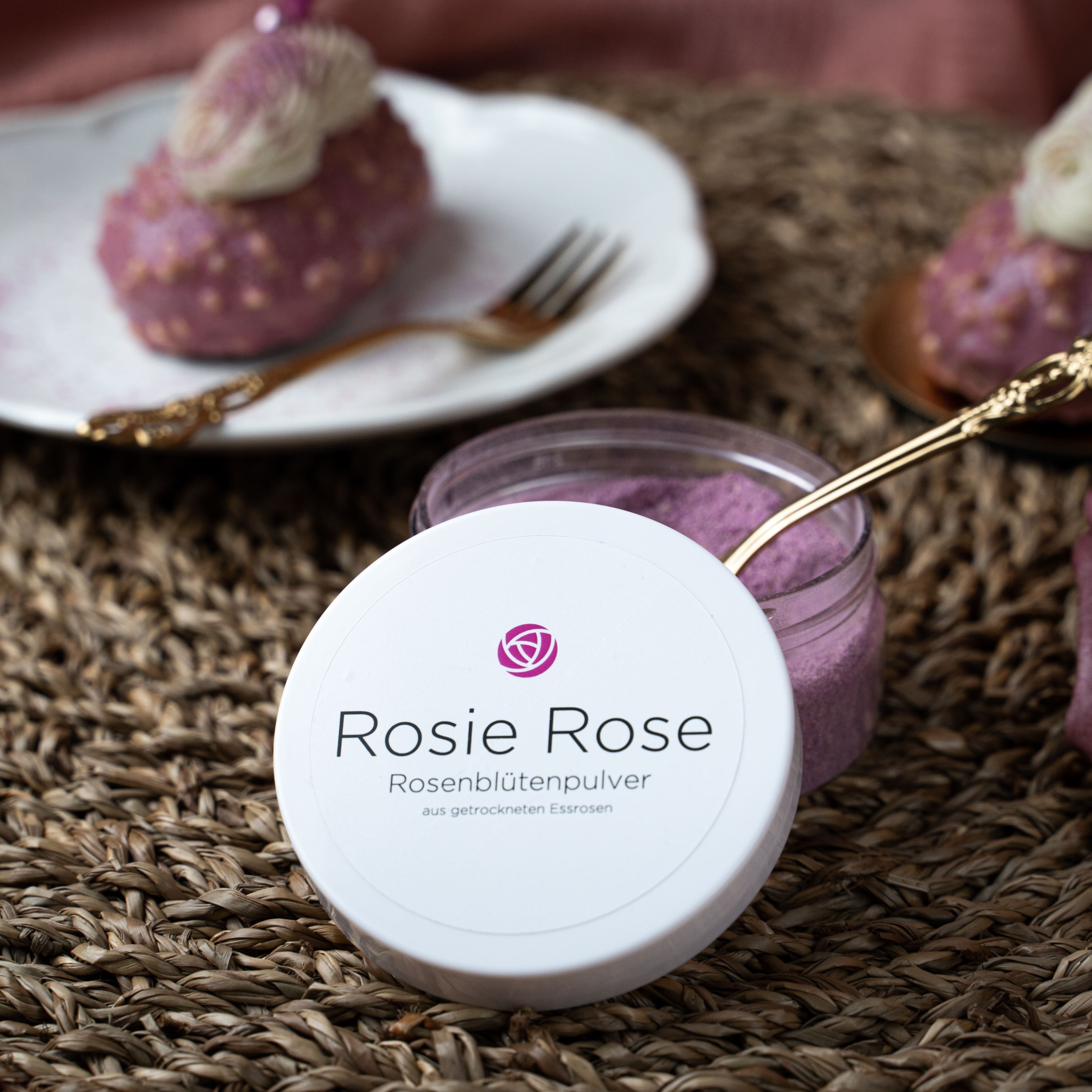 Rosie Rose "Damaszener Rosenblütenpulver" 30g - Essblüten von mahina