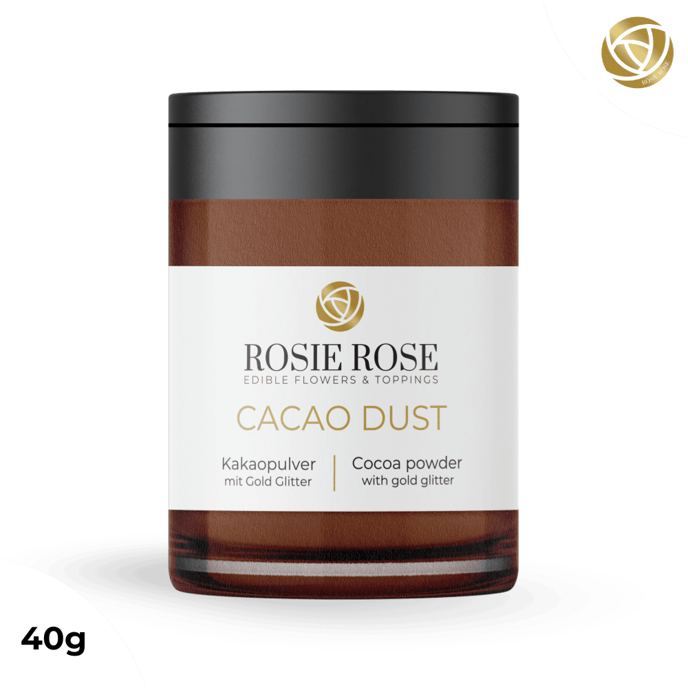 Rosie Rose Essbares Glitter Dust 30g - Essblüten von mahina