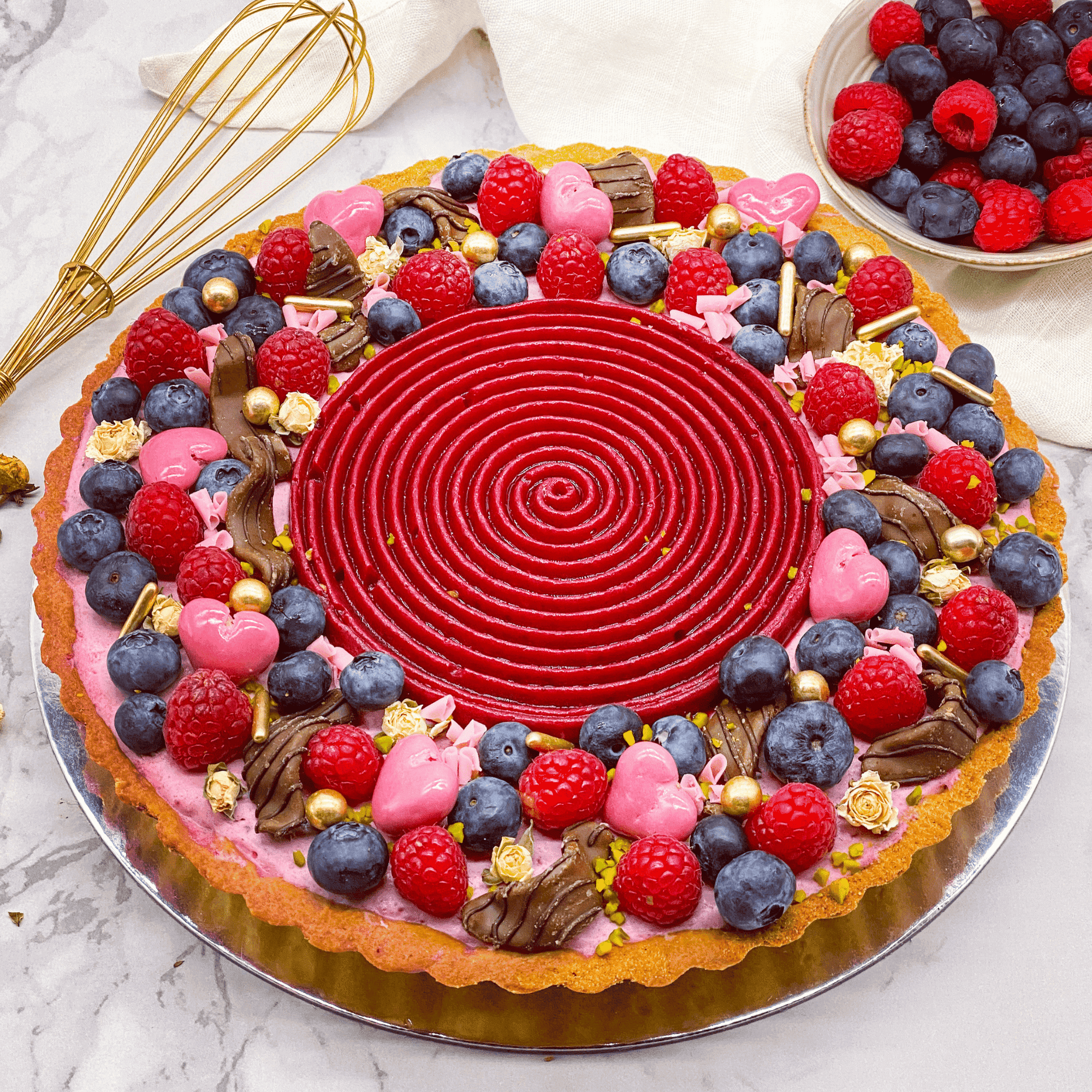 Rosie Rose "Dekorative Rosenblüten" 50g Gastro-Beutel - Essblüten von mahina