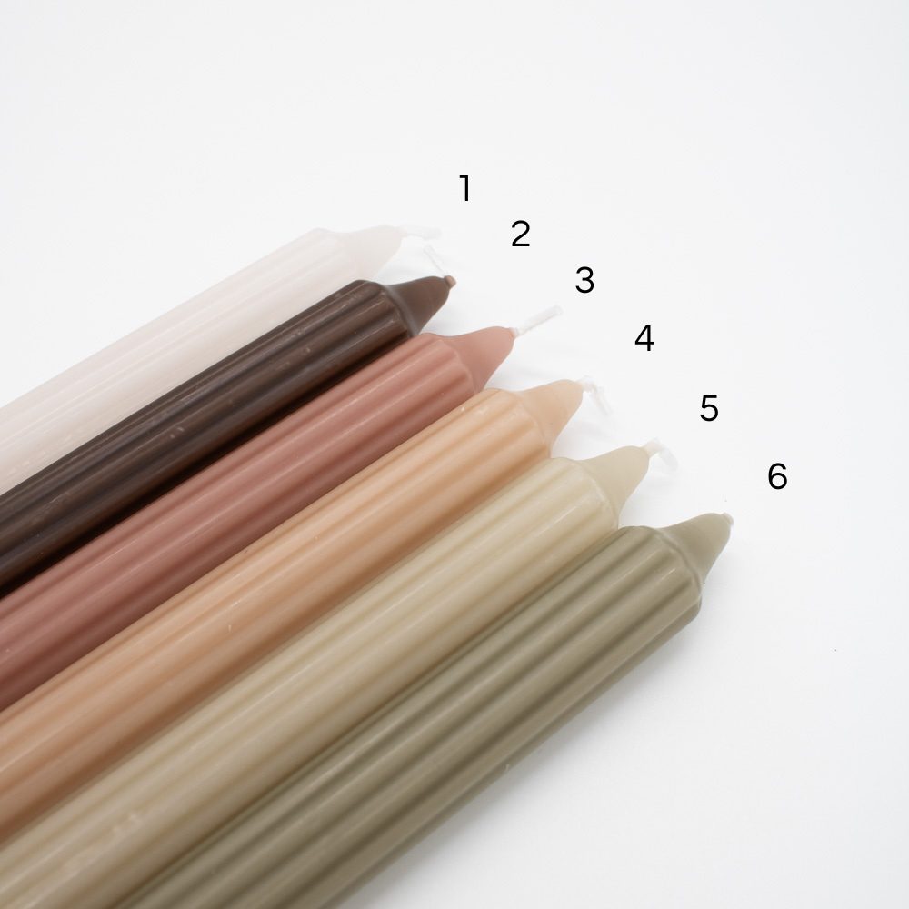 Kerze "Pol" 2,1x24cm 6 Farben - Interior > Dekoration > Kerzen von mahina