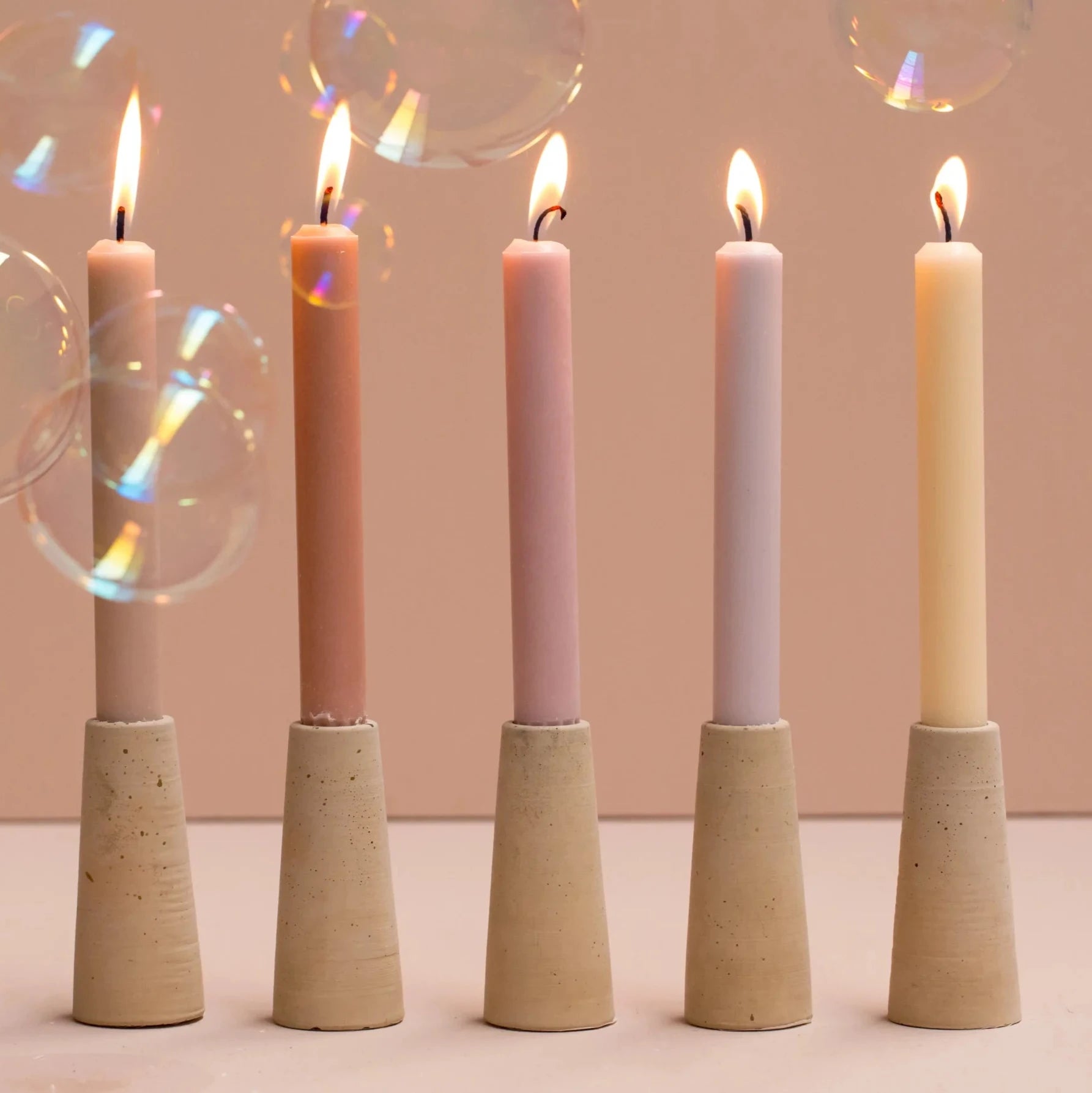 Kerze "Pastel" 2,2x19cm 14 Farben - Interior > Dekoration > Kerzen von mahina