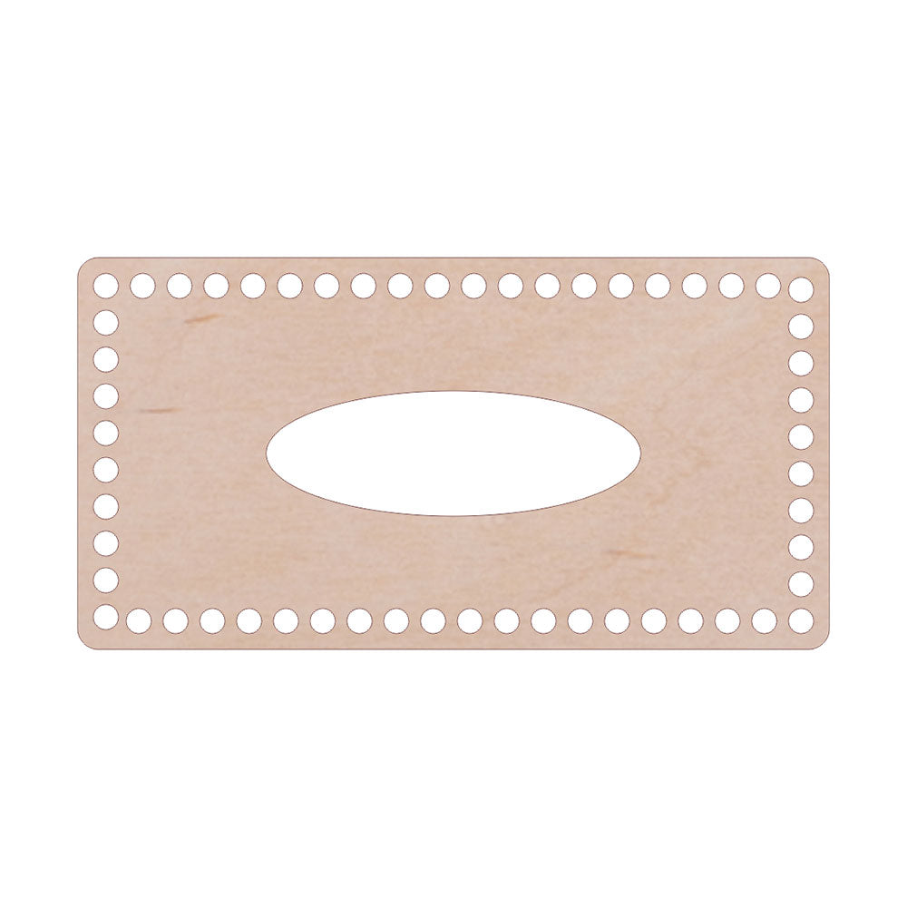 Holzdeckel "Rechteck" für Taschentuch-Box zum Häkeln - Bastelbedarf -> Häkeln und Stricken -> Häkeldeckel von mahina