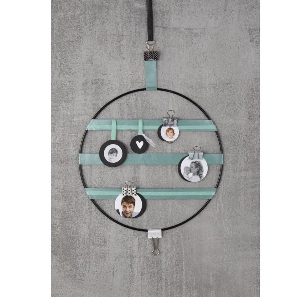 Metallring schwarz 5 Größen - mahina