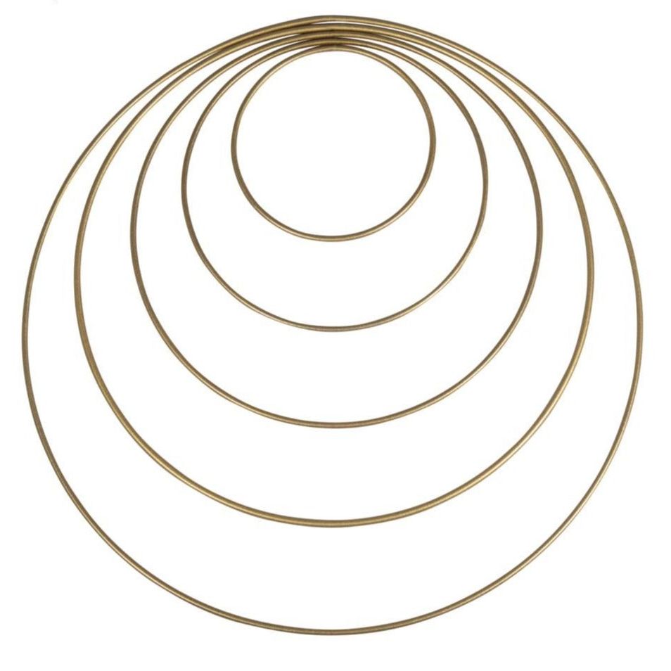 Metallring gold 5 Größen - mahina