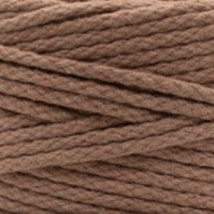 MAHINA Garn 4mm geflochten Teddybraun 200m - Garne > Baumwollgarne > Pferdeseile > Geflochten > 4mm > 200m von mahina