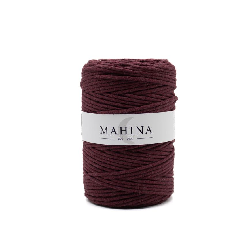 MAHINA Garn 4mm gezwirnt Blackberry 200m - mahina