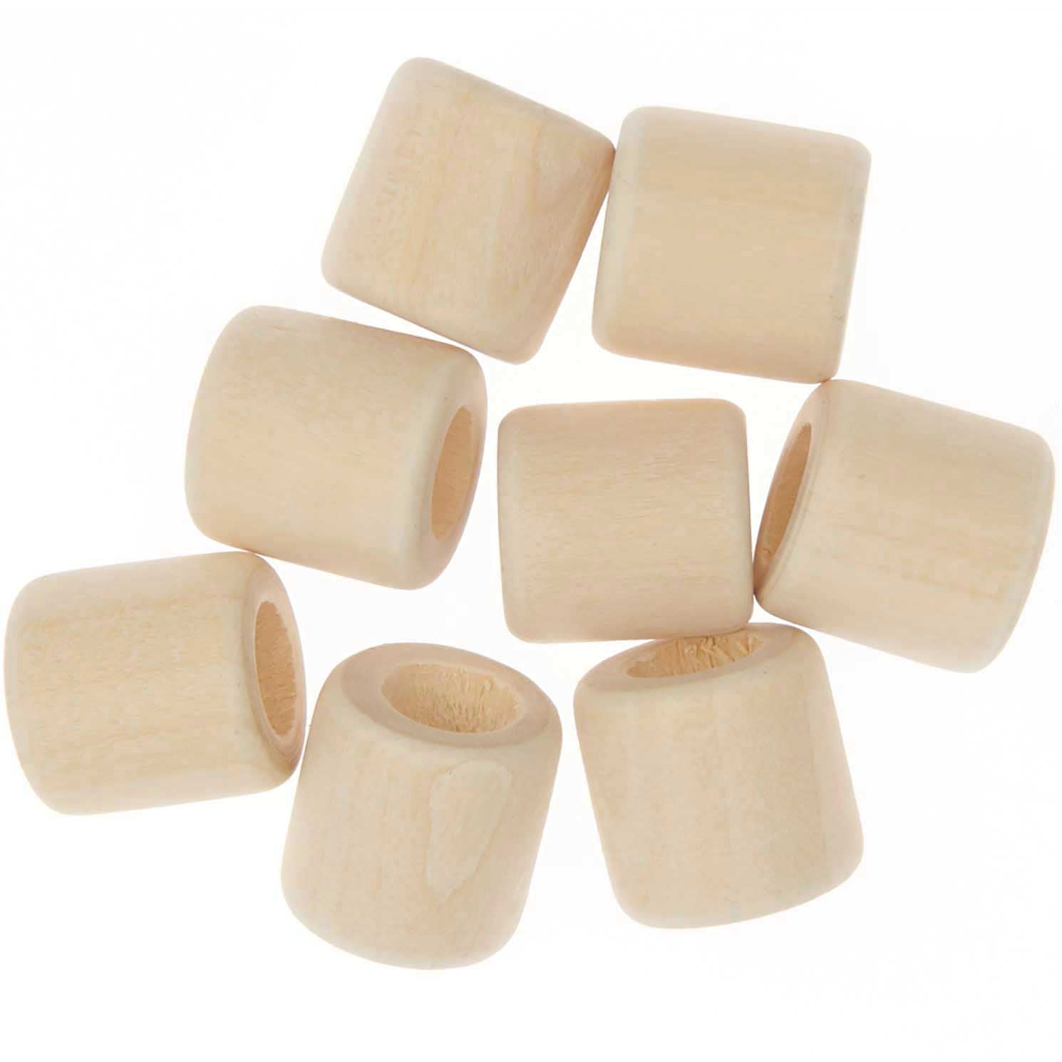 Unbehandelte Makramee Perle "Natur" 17x17mm - mahina