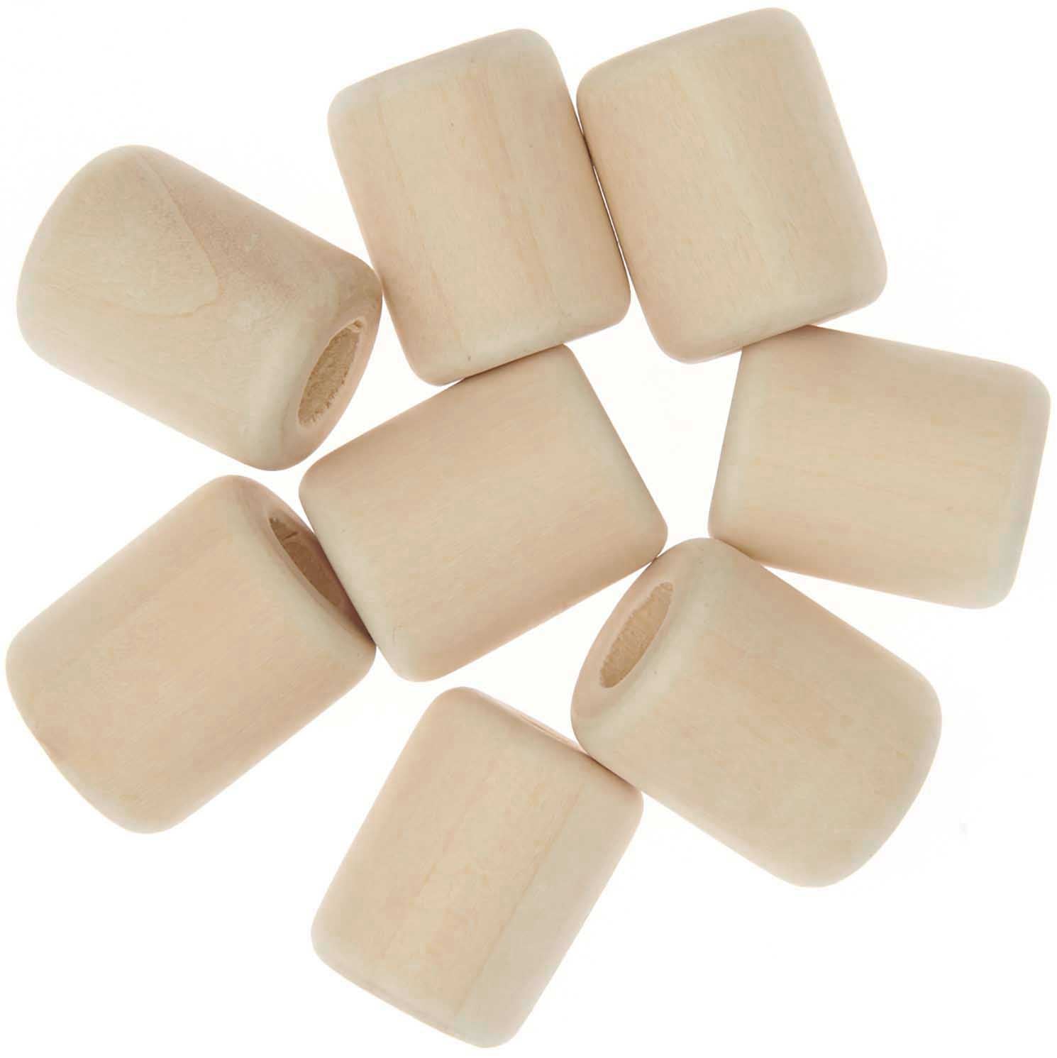 Unbehandelte Makramee Perle "Natur" 20x24mm - mahina