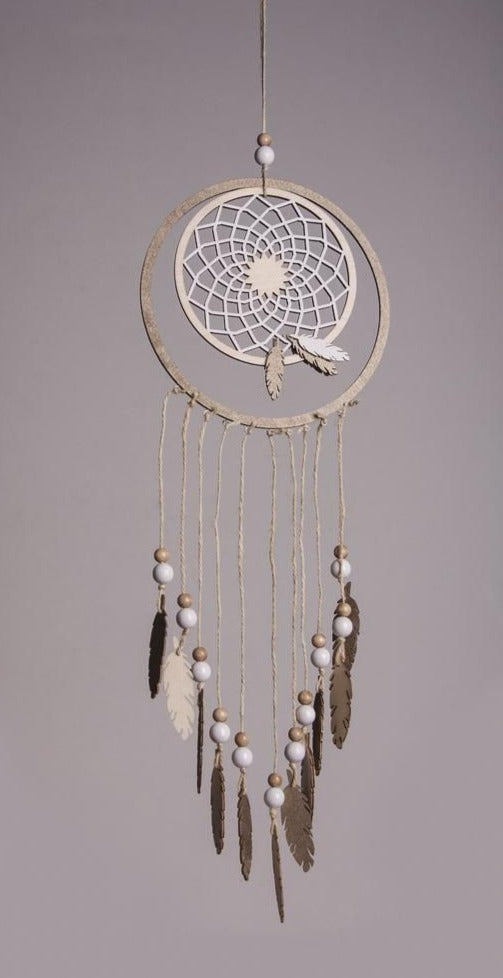 Rayher Holzscheibe "Dream" filigran, FSC 100% - mahina