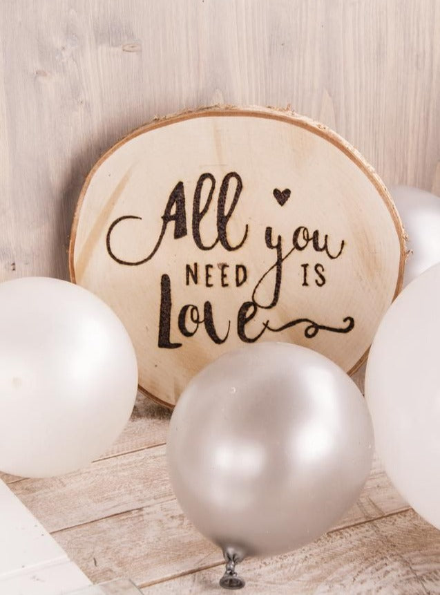 Holzscheibe/Baumscheibe rund im Set 8-12cm ø, 3 Stück - Bastelbedarf -> Holz > Baumscheiben von mahina