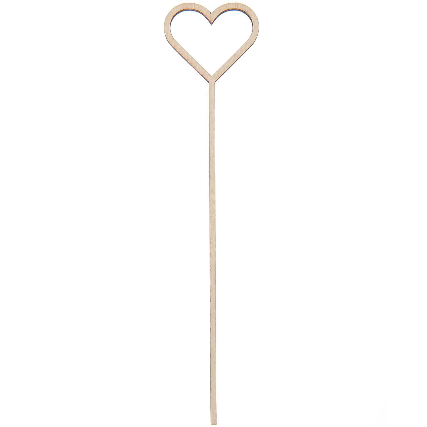 Holzpicker "Herz" 26x5cm - mahina