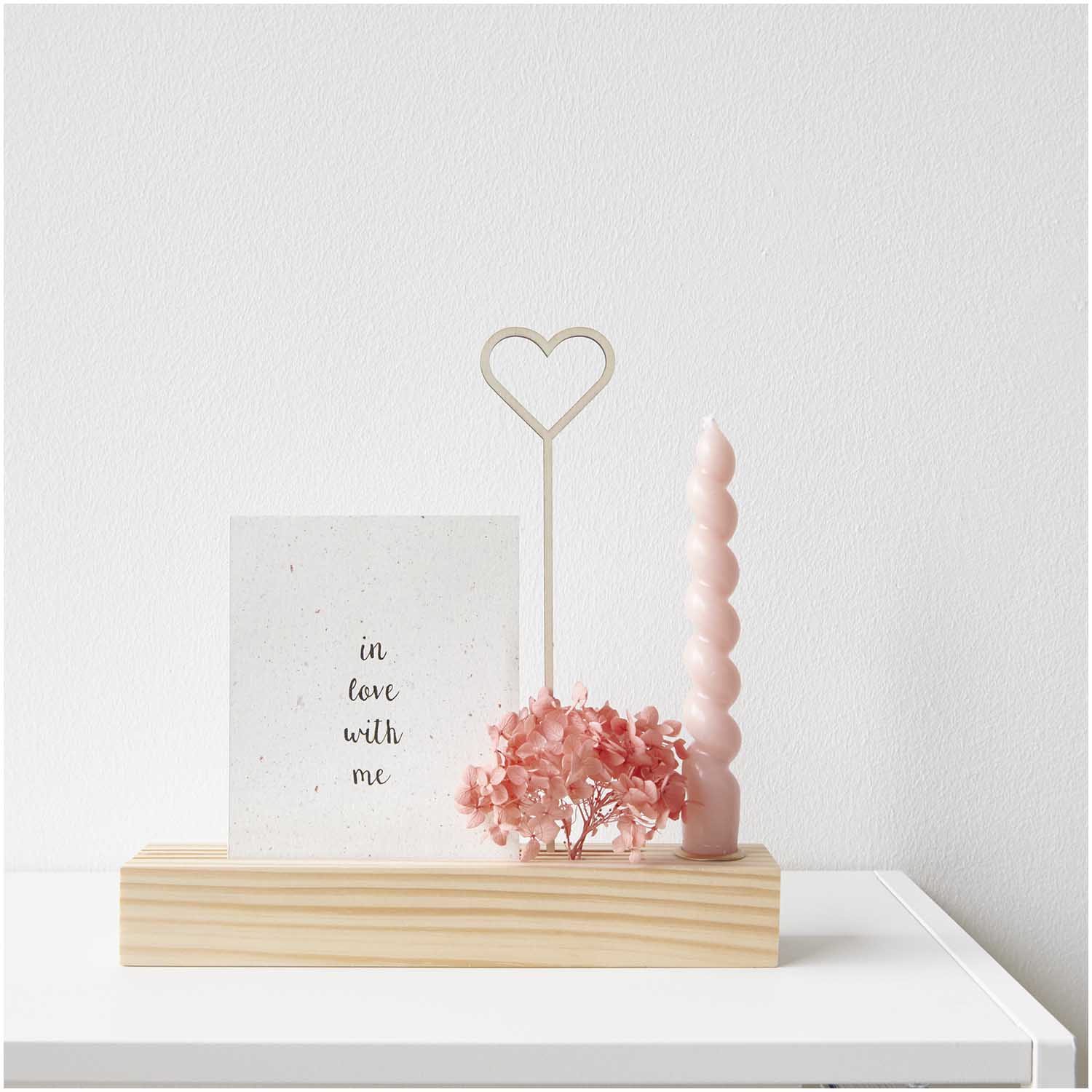 Holzpicker "Herz" 26x5cm - mahina