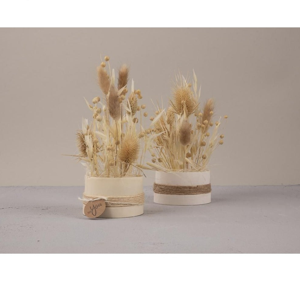 DIY Trockenblumen Strauß in natur, 28cm - mahina