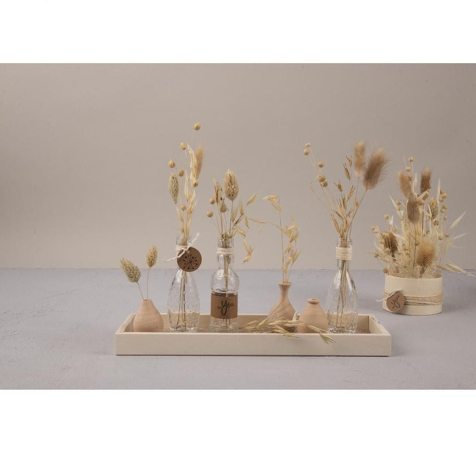 DIY Trockenblumen Strauß in natur, 28cm - mahina