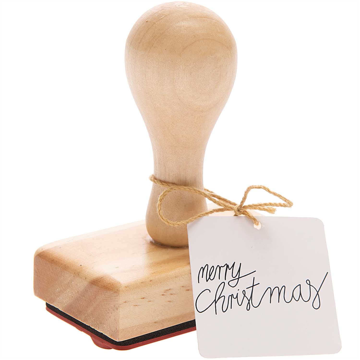Rico Design Stempel "Merry Christmas" 7x4cm - Bastelbedarf -> Stempel und Zubehör -> Stempel von mahina