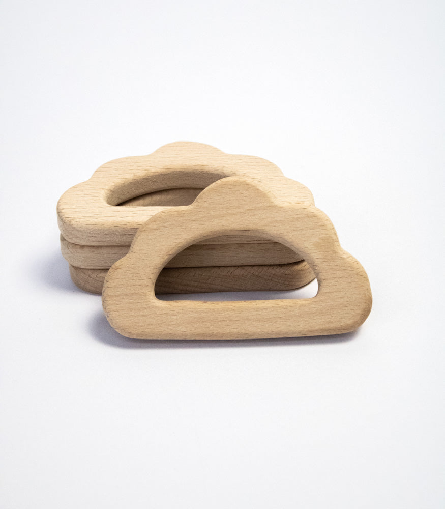 Beißring "Wolke" aus Buchenholz - mahina