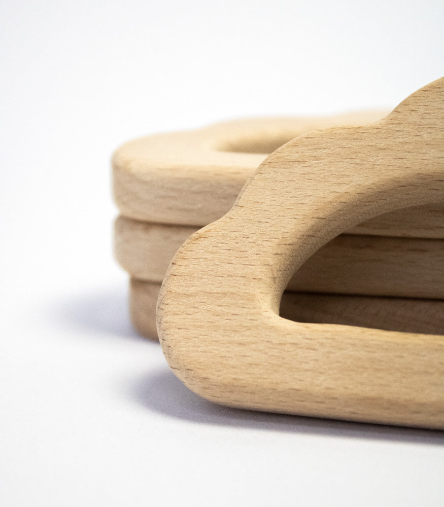 Beißring "Wolke" aus Buchenholz - mahina