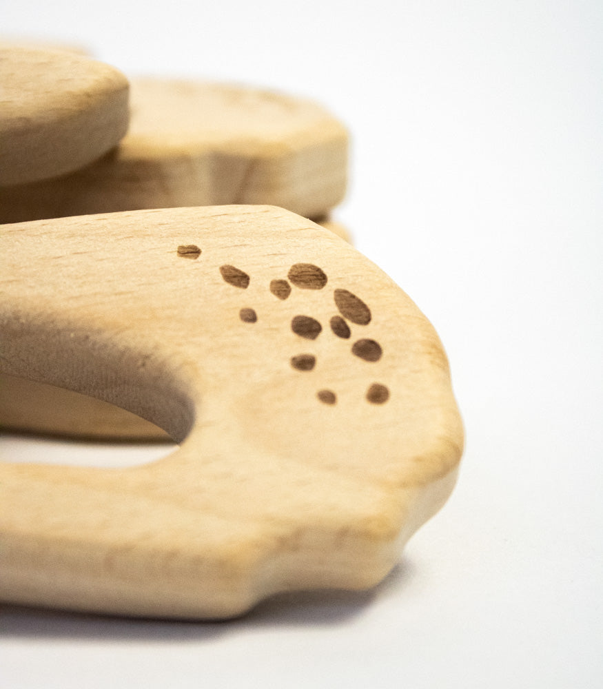 Beißring "Bambi" aus Buchenholz - mahina